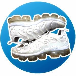 Vapormax Nike All White Size 8.5 Men Shoes